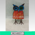 2014 Beautiful Wrought Iron Owl Garden Decoration Factory Price